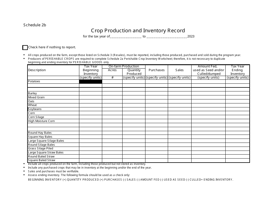 Pei Agristability Program Supplemental Forms - Prince Edward Island, Canada, Page 5