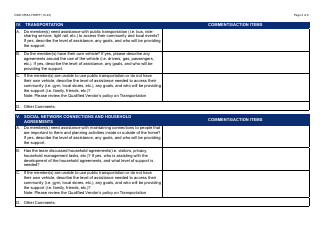 Form DDD-1856A Supported Living Planning Guide - Arizona, Page 4