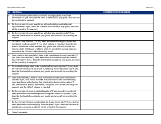 Form DDD-1856A Supported Living Planning Guide - Arizona, Page 5