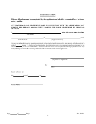 Class 3 Labor Union or Labor Organization Registration Application - New York City, Page 10