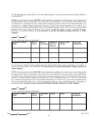 Class 3 Labor Union or Labor Organization Registration Application - New York City, Page 8