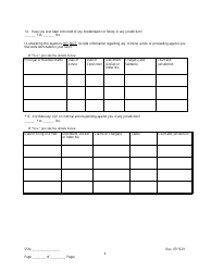 Employee/Agent Disclosure Form for a Micro-hauler Licensee - New York City, Page 4