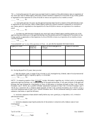 Employee/Agent Disclosure Form for a Trade Waste Business - New York City, Page 10