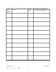 Employee/Agent Disclosure Form for a Trade Waste Business - New York City, Page 3