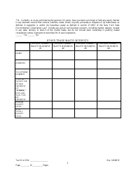 Employee/Agent Disclosure Form for a Trade Waste Business - New York City, Page 5