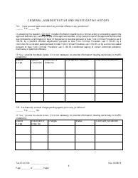 Employee/Agent Disclosure Form for a Trade Waste Business - New York City, Page 9