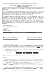 Contract for the Removal of Non-hazardous Trade Waste (Loose Waste/Flat Fee Contracts Only) - New York City