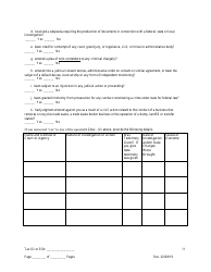 Disclosure Form for Principal of a Trade Waste Business - New York City, Page 11