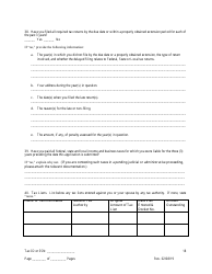 Disclosure Form for Principal of a Trade Waste Business - New York City, Page 18