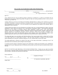 Disclosure Form for Principal of a Trade Waste Business - New York City, Page 21