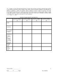 Disclosure Form for Principal of a Trade Waste Business - New York City, Page 5