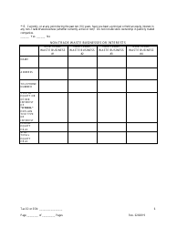 Disclosure Form for Principal of a Trade Waste Business - New York City, Page 6