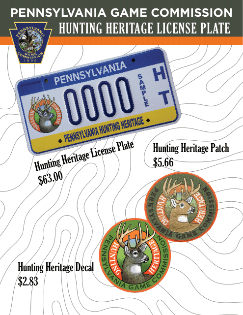 Form MV-904SP Application for Special Organization Registration Plate - Hunting Heritage License Plate - Pennsylvania