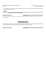 Form CC529 Ex Parte Petition for Appointment of Interim Administrator - Michigan, Page 2