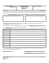 Document preview: Form CC533 Inventory of Interim Administrator - Michigan