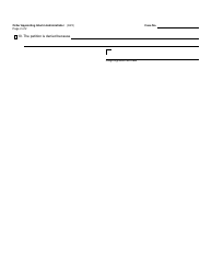 Form CC530 Order Appointing Interim Administrator - Michigan, Page 2