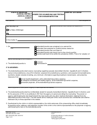 Document preview: Form MC234 Order for Counseling and Testing for Disease/Infection - Michigan