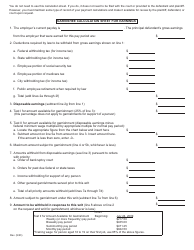 Form MC14 Garnishee Disclosure - Michigan, Page 5