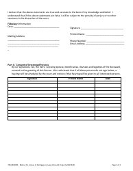 Form 700-00038PE Motion for License to Mortgage or Lease Personal Property - Vermont, Page 2