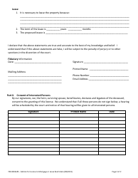 Form 700-00036PE Motion for License to Mortgage or Lease Real Estate - Vermont, Page 2