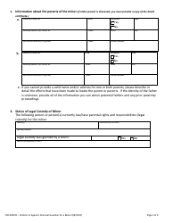 Form 700-00070F Petition to Appoint Financial Guardian for a Minor - Vermont, Page 2