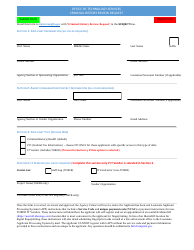 Document preview: Criminal History Review Request - Louisiana
