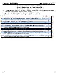 Form DH-24-0006 Technical Proposal Packet - Nbs Configuration and Maintenance - Arkansas, Page 5