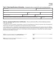 Form DR-446200 Notice of Intent to Transfer a Tax Credit - Live Local Program - Florida, Page 2