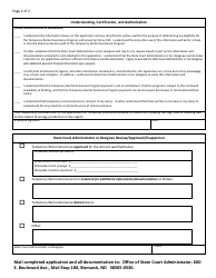 Application for Temporary Rental Assistance Program - North Dakota, Page 2