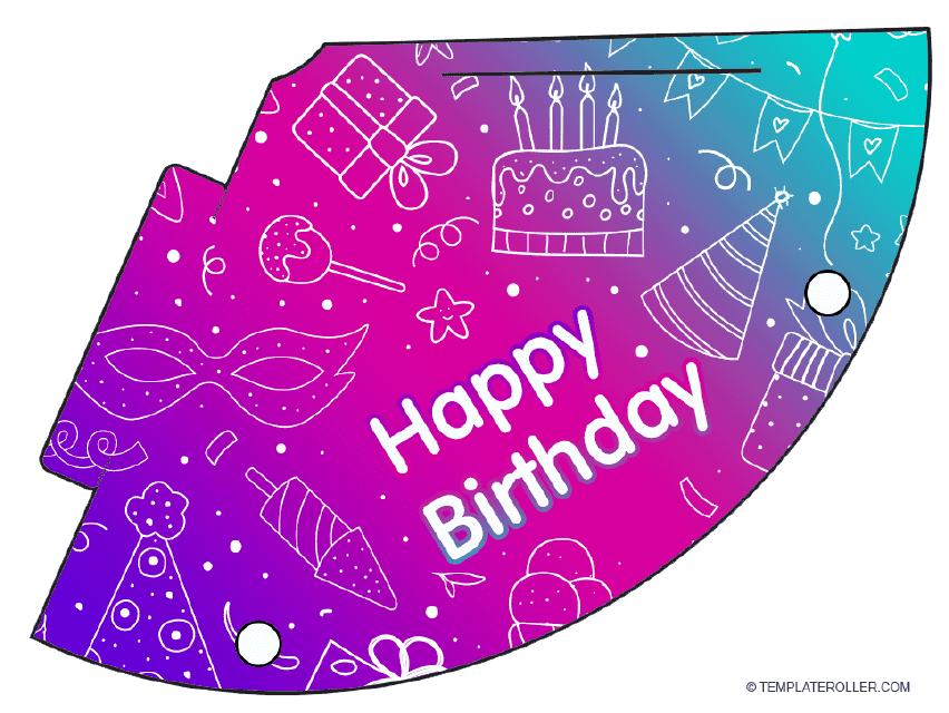 Birthday Hat Templates PDF Download Fill And Print For Free Birthday Hat Templates PDF Download Fill And Print For Free