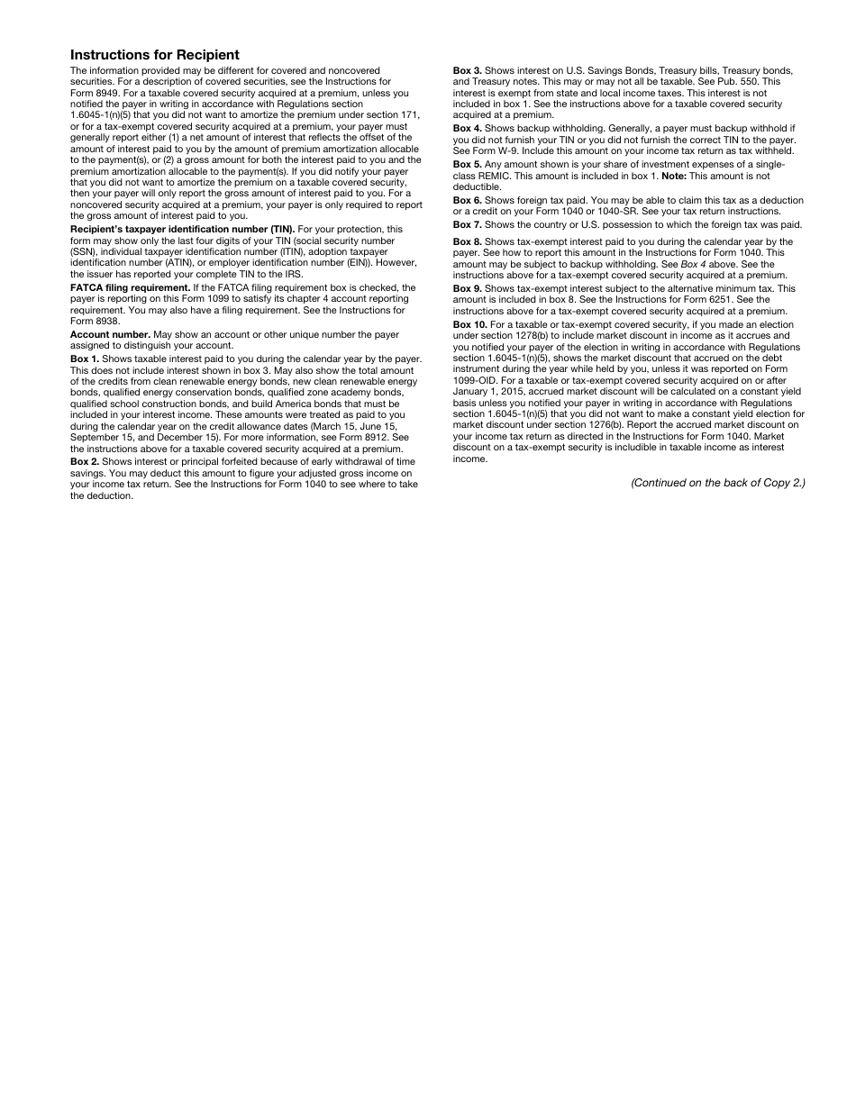 IRS Form 1099-INT Interest Income, Page 5