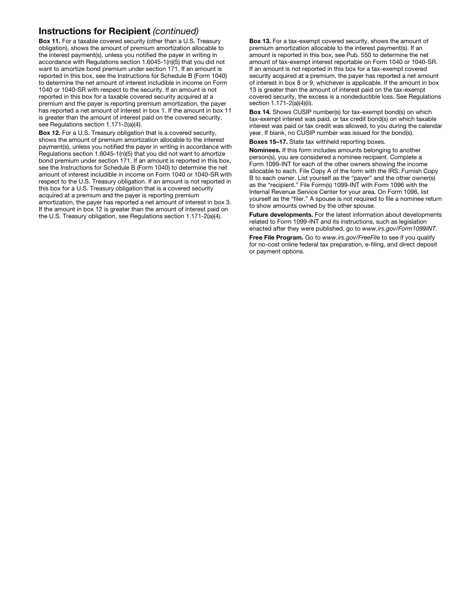 IRS Form 1099-INT Interest Income, Page 7