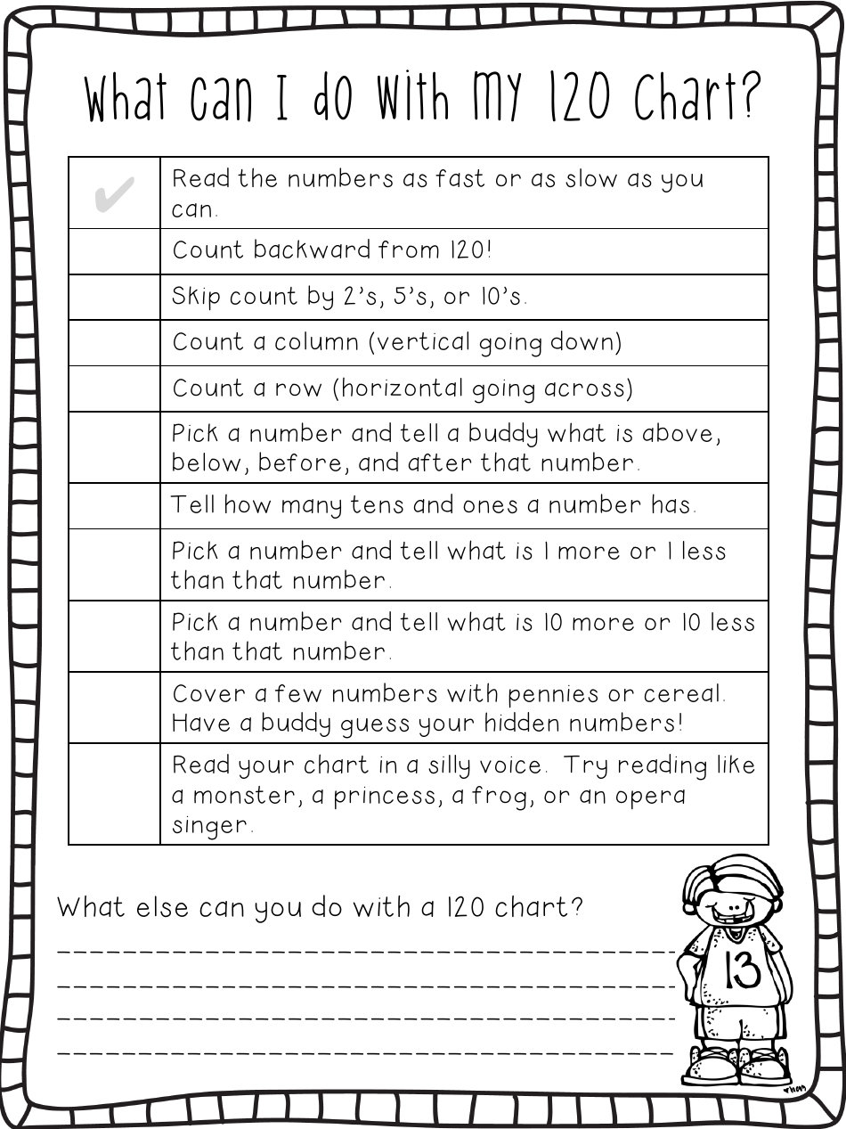 Kids 120 Chart, Page 2