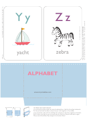 English Alphabet Flashcards - White, Page 7
