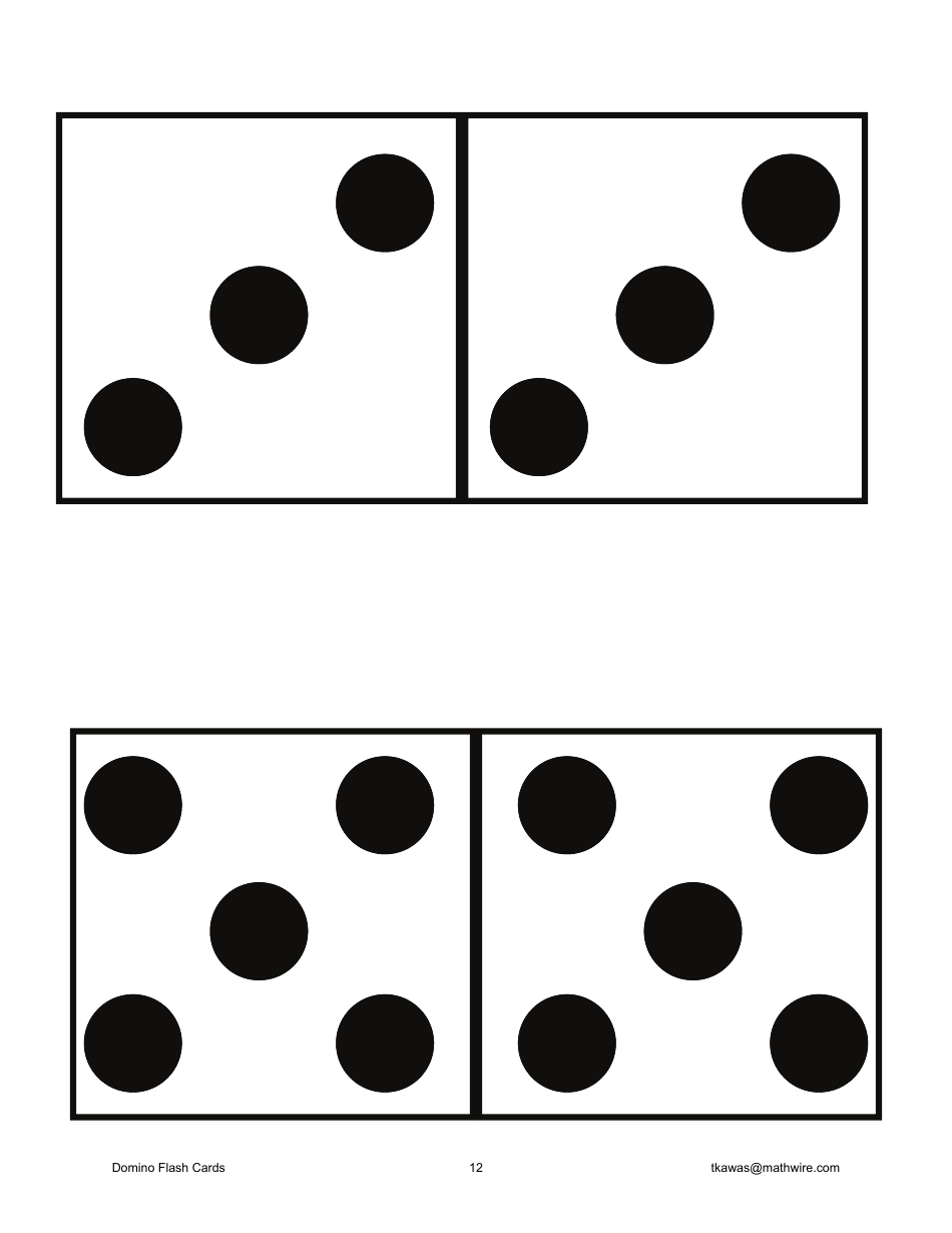 Domino Flashcards, Page 12