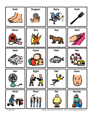 Document preview: F-Initial Words Flashcards