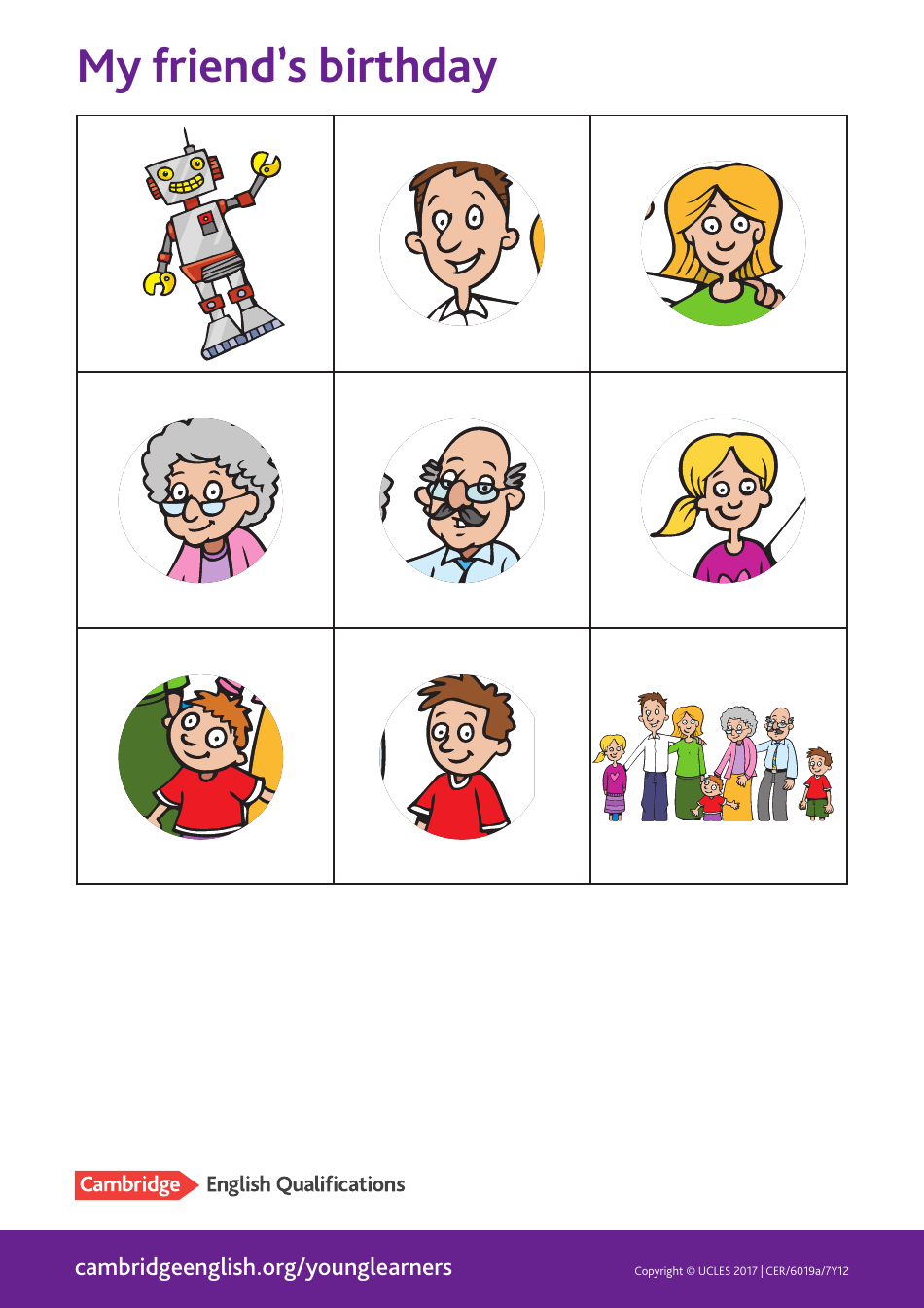 Cambridge English Pre A1 Flashcards, Page 13