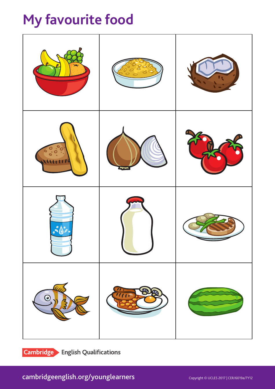 Cambridge English Pre A1 Flashcards, Page 16