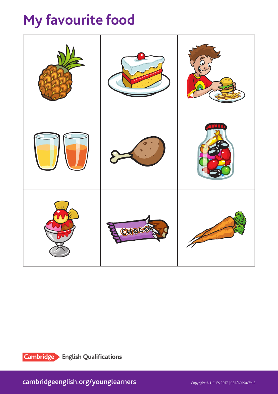Cambridge English Pre A1 Flashcards, Page 17