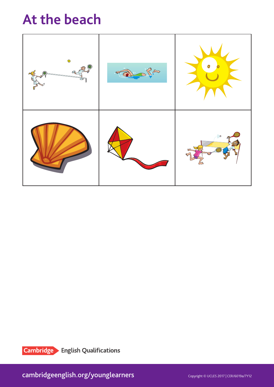 Cambridge English Pre A1 Flashcards, Page 29