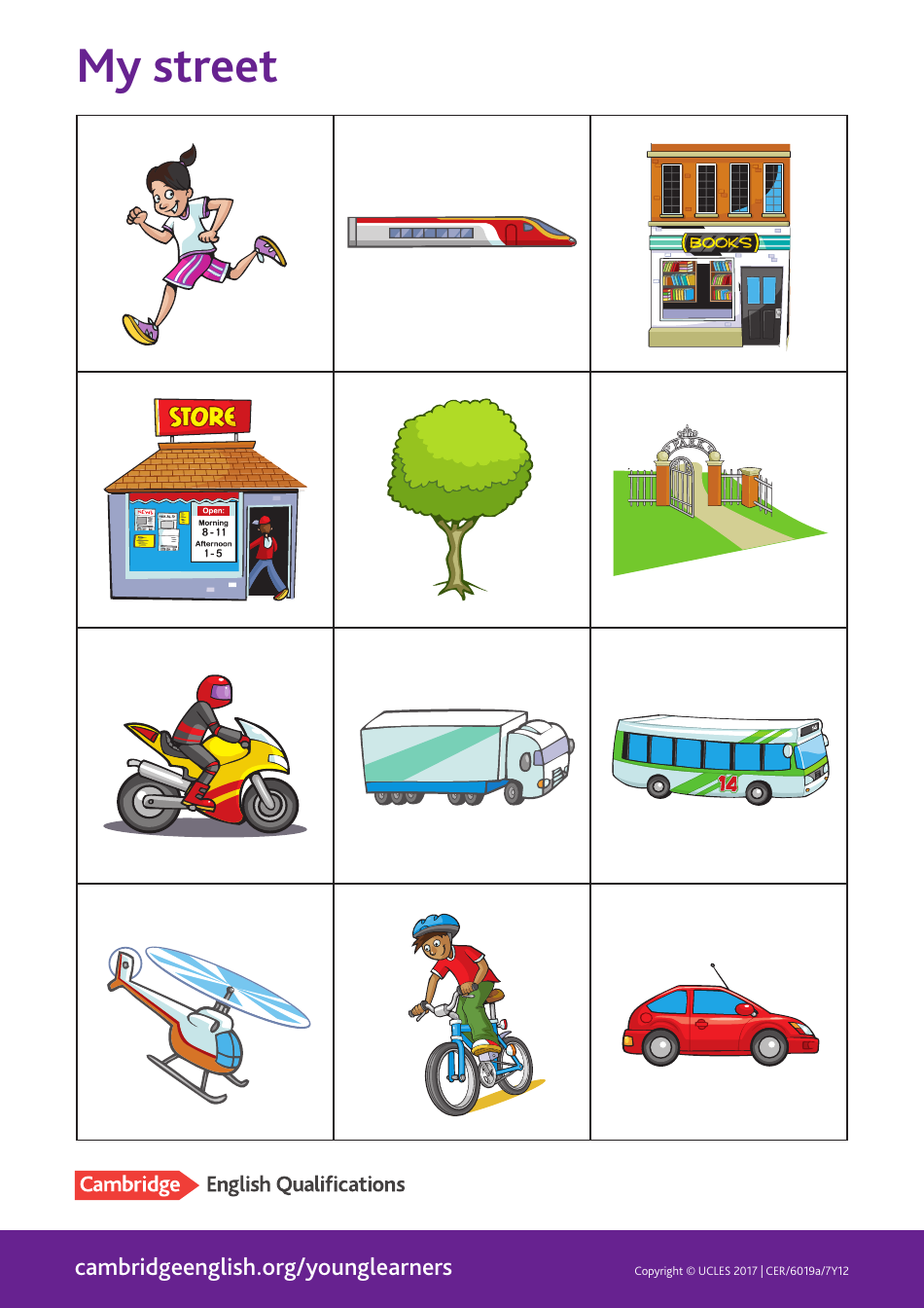 Cambridge English Pre A1 Flashcards, Page 32