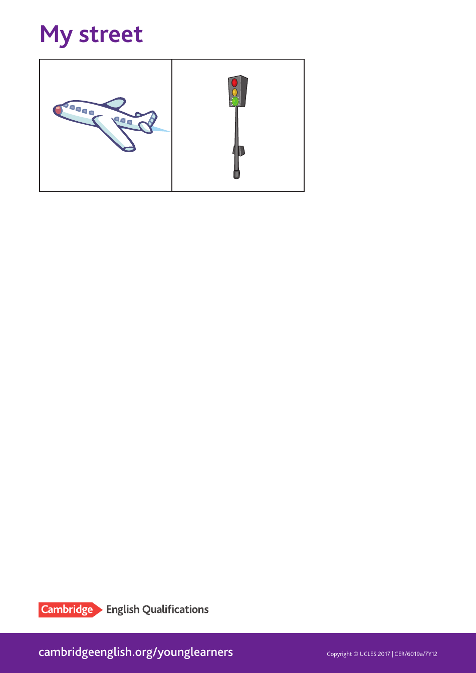 Cambridge English Pre A1 Flashcards, Page 33