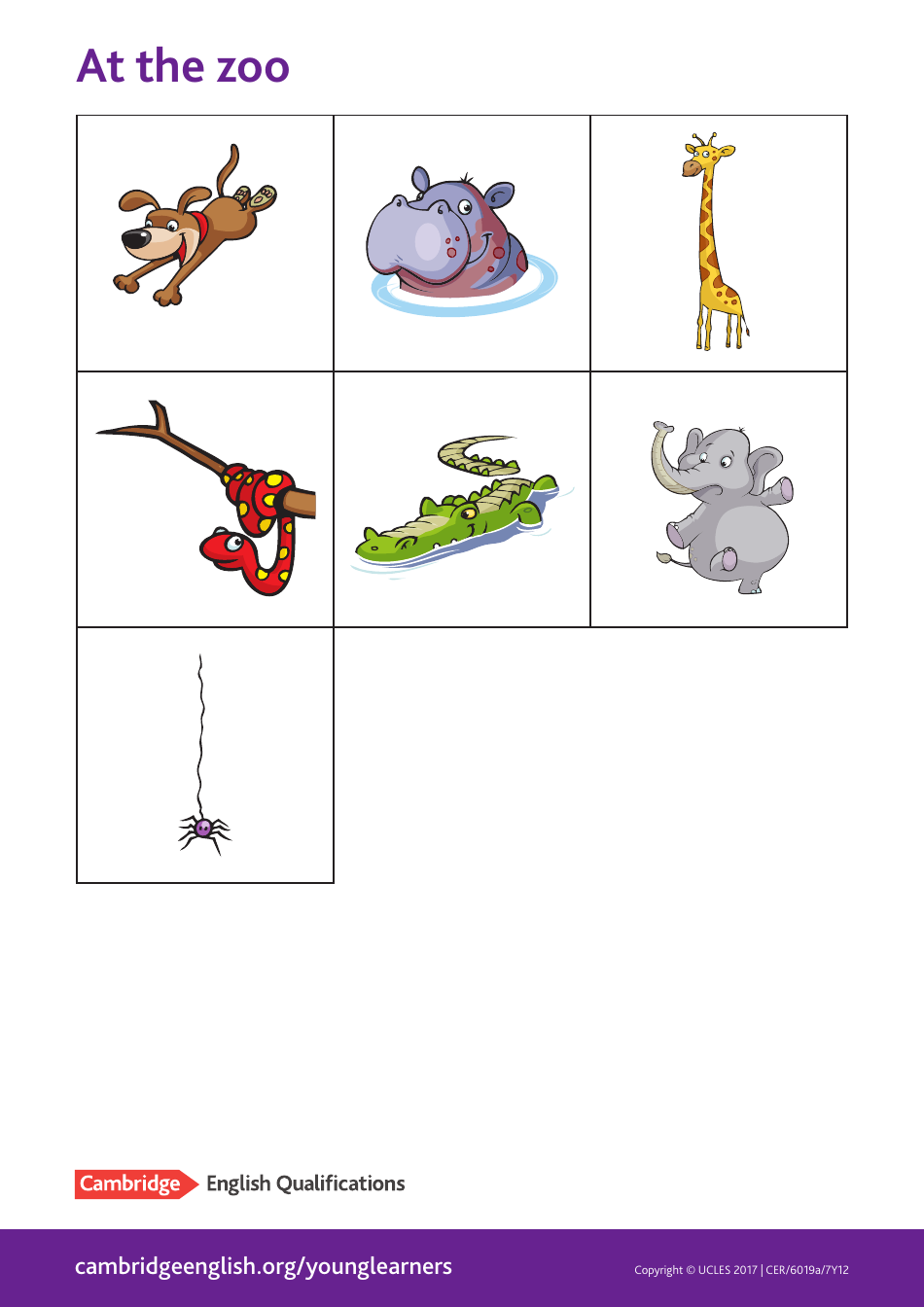 Cambridge English Pre A1 Flashcards, Page 5