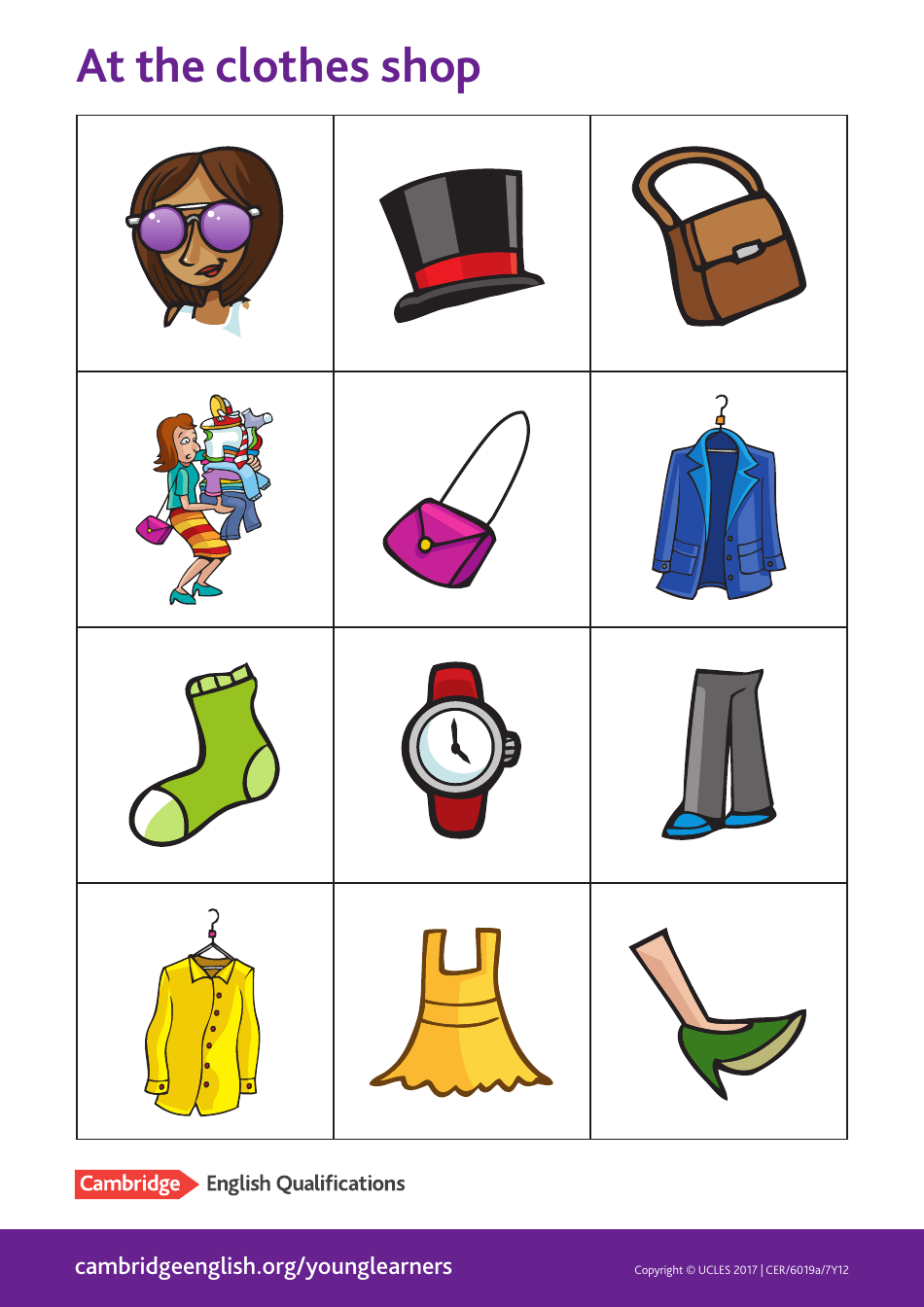 Cambridge English Pre A1 Flashcards, Page 8