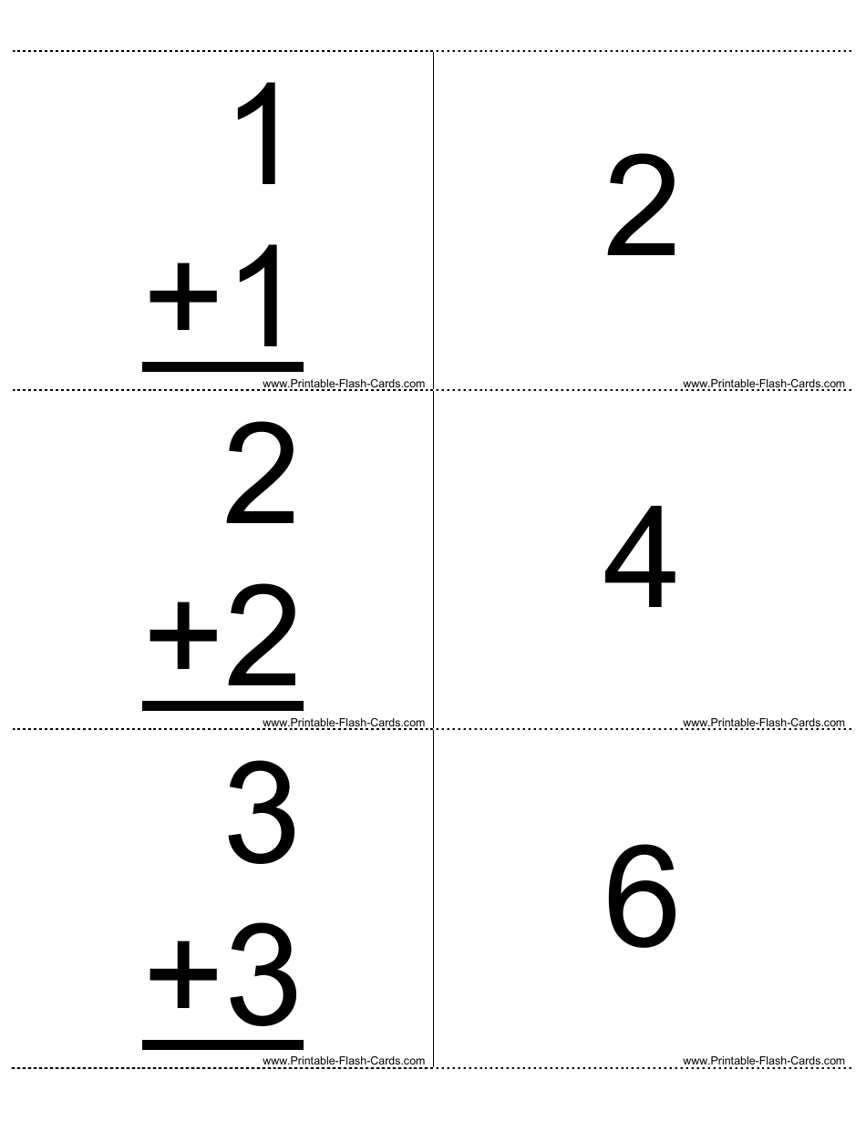 How To Make Your Own Math Flashcards