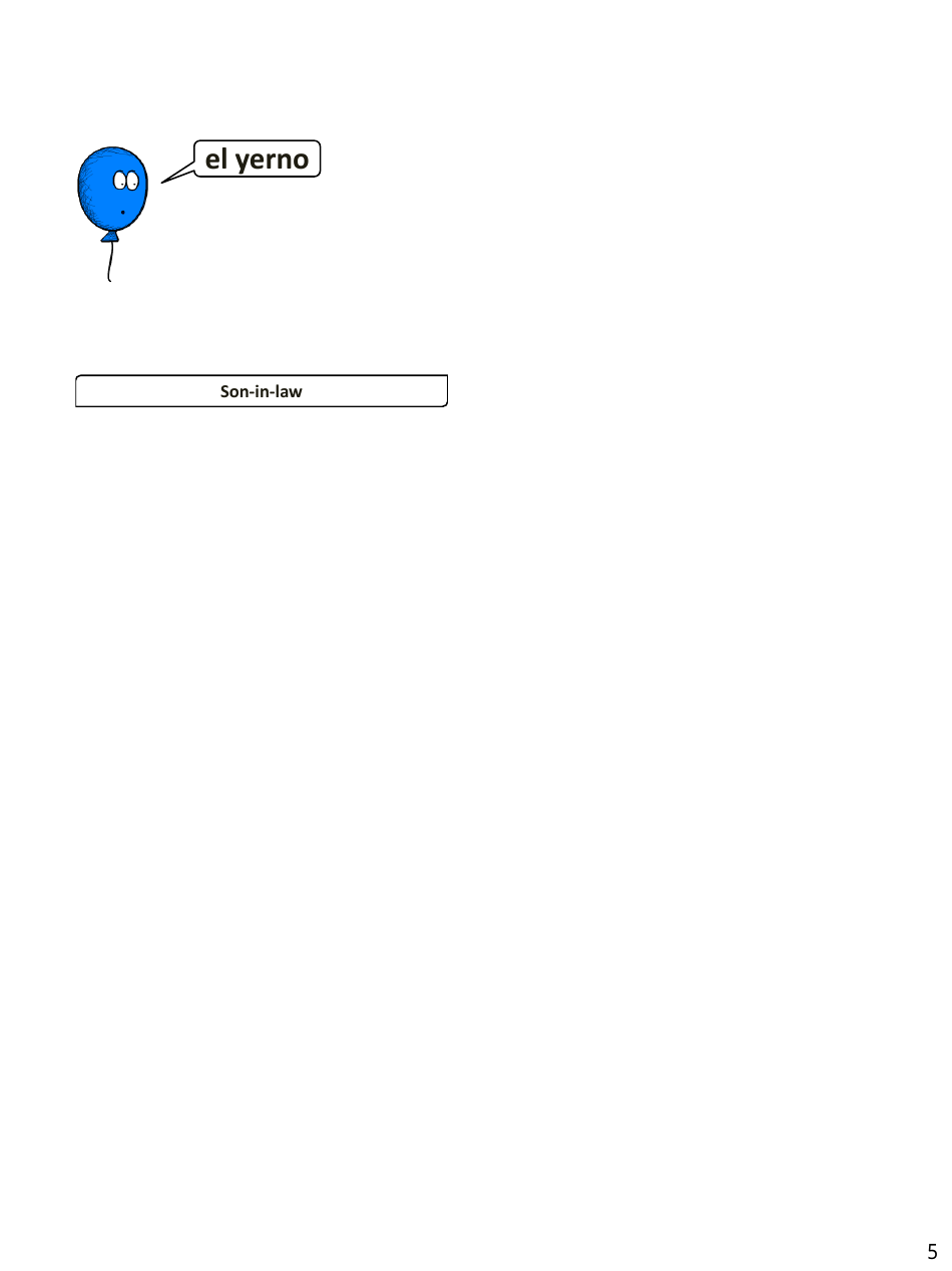 Spanish Revision Flashcards - Family, Page 5