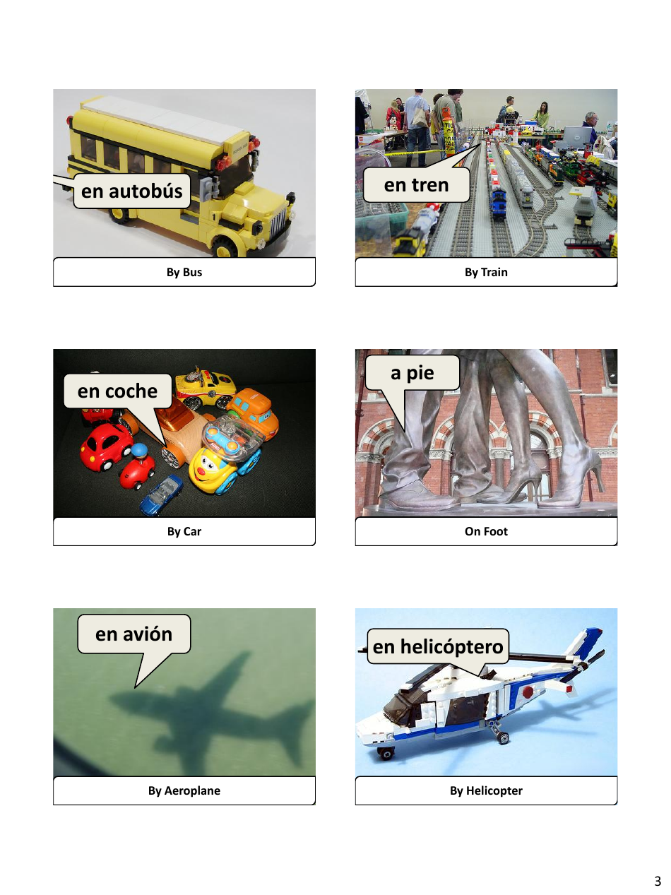 Spanish Revision Flashcards - Holiday, Page 3