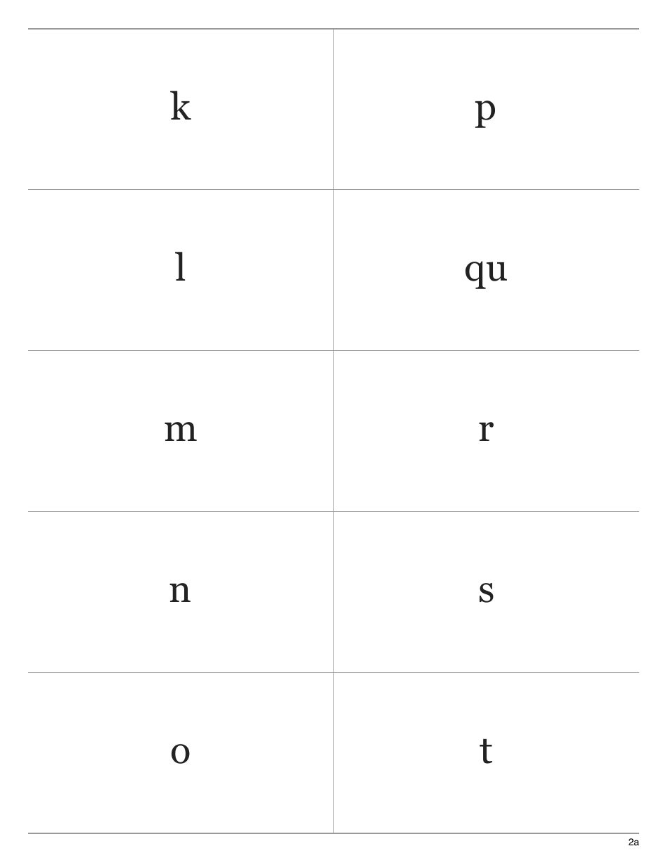 70 Basic Phonograms Flashcards, Page 3