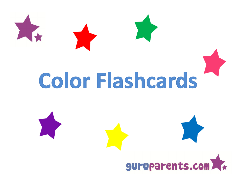 Color Flashcards - Guruparents, Page 1