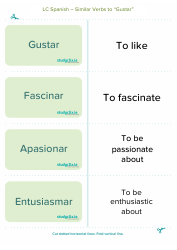 Spanish Flashcards - Diary Entry Phrases, Page 14